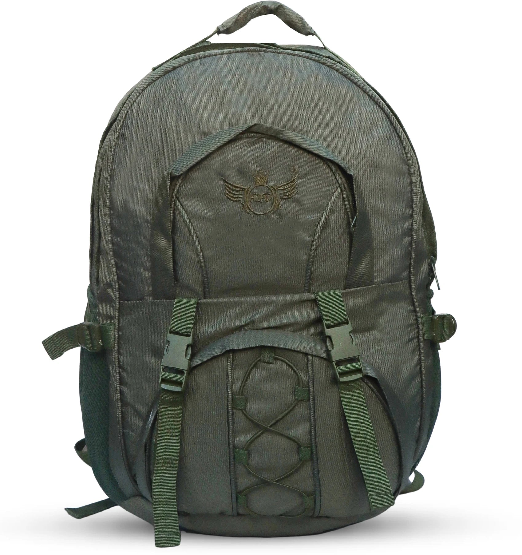 AZAD GEARS ARMY KANGAROO 70 LTR BACKPACK WITH EXTRA SPACE WITH 2 COMPARTMENTS AND 3 POCKETS FOR TREKKING AND TRAVELLING | MEN & WOMEN | ARMY GREEN| FREE SIZE