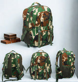 AZAD GEARS ARMY KANGAROO 70 LTR BACKPACK WITH EXTRA SPACE WITH 2 COMPARTMENTS AND 3 POCKETS FOR TREKKING AND TRAVELLING | MEN & WOMEN | ARMY POLYESTER CAMOUFLAGE| FREE SIZE