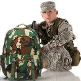 AZAD GEARS ARMY KANGAROO 70 LTR BACKPACK WITH EXTRA SPACE WITH 2 COMPARTMENTS AND 3 POCKETS FOR TREKKING AND TRAVELLING | MEN & WOMEN | ARMY POLYESTER CAMOUFLAGE| FREE SIZE