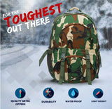 AZAD GEARS ARMY KANGAROO 70 LTR BACKPACK WITH EXTRA SPACE WITH 2 COMPARTMENTS AND 3 POCKETS FOR TREKKING AND TRAVELLING | MEN & WOMEN | ARMY POLYESTER CAMOUFLAGE| FREE SIZE