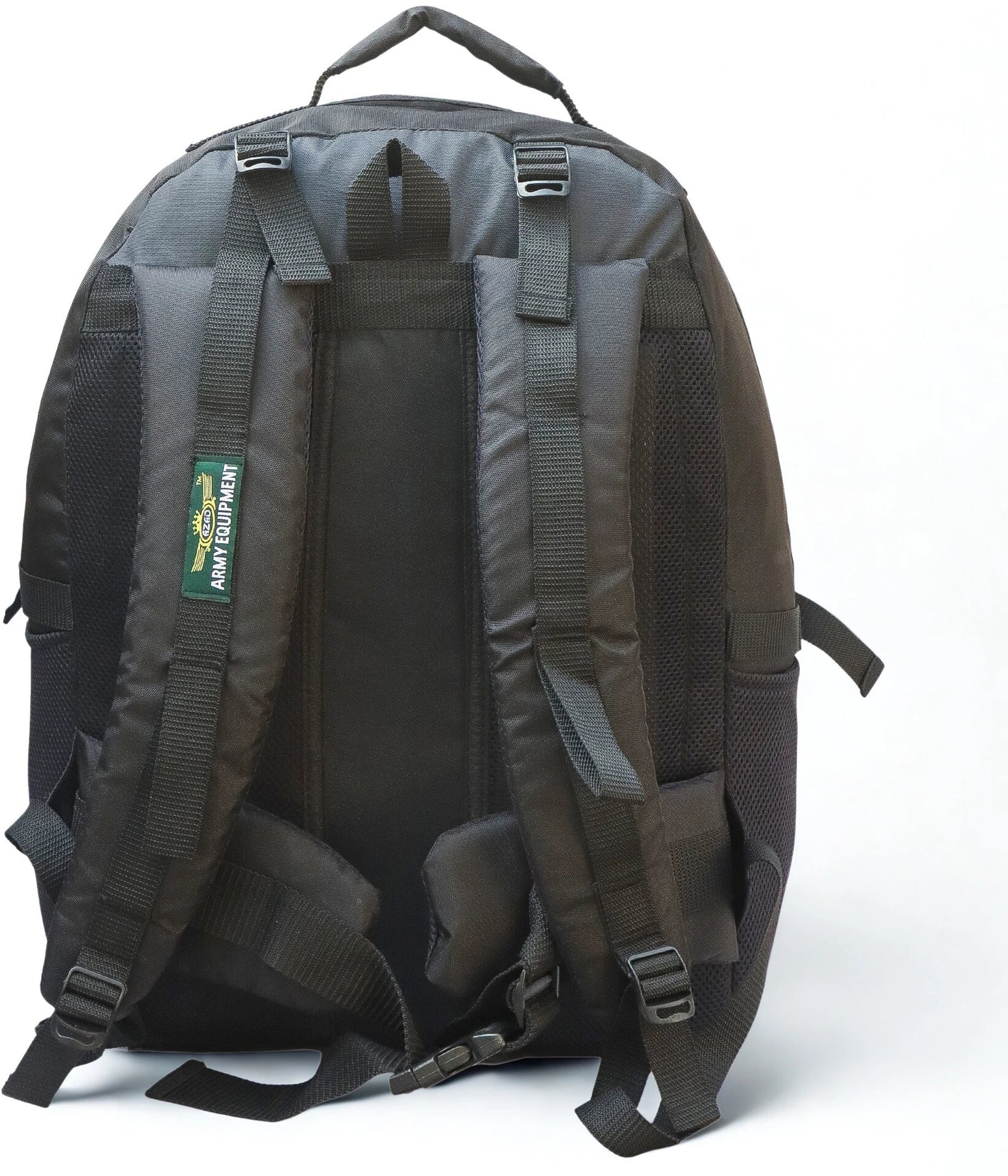 AZAD GEARS ARMY KANGAROO 70 LTR BACKPACK WITH EXTRA SPACE WITH 2 COMPARTMENTS AND 3 POCKETS FOR TREKKING AND TRAVELLING | MEN & WOMEN | ARMY BLACK| FREE SIZE