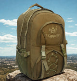 AZAD GEARS ARMY KANGAROO 70 LTR BACKPACK WITH EXTRA SPACE WITH 2 COMPARTMENTS AND 3 POCKETS FOR TREKKING AND TRAVELLING | MEN & WOMEN | ARMY LITE GREEN| FREE SIZE