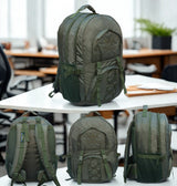 AZAD GEARS ARMY KANGAROO 70 LTR BACKPACK WITH EXTRA SPACE WITH 2 COMPARTMENTS AND 3 POCKETS FOR TREKKING AND TRAVELLING | MEN & WOMEN | ARMY GREEN| FREE SIZE