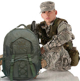 AZAD GEARS ARMY KANGAROO 70 LTR BACKPACK WITH EXTRA SPACE WITH 2 COMPARTMENTS AND 3 POCKETS FOR TREKKING AND TRAVELLING | MEN & WOMEN | ARMY GREEN| FREE SIZE