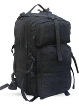 AZAD GEARS ARMY LASERCUT ADVENTURE 85 LTR BACKPACK WITH EXTRA SPACE WITH 3 COMPARTMENTS AND 2 POCKETS FOR TREKKING AND TRAVELLING | MEN & WOMEN | ARMY BLACK| FREE SIZE