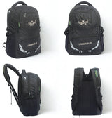 AZAD GEARS ARMY LEGENDER 45 LTR BACKPACK WITH EXTRA SPACE WITH 2 COMPARTMENT AND 4 POCKETS FOR TREKKING AND TRAVELLING | MEN & WOMEN | ARMY BLACK| FREE SIZE
