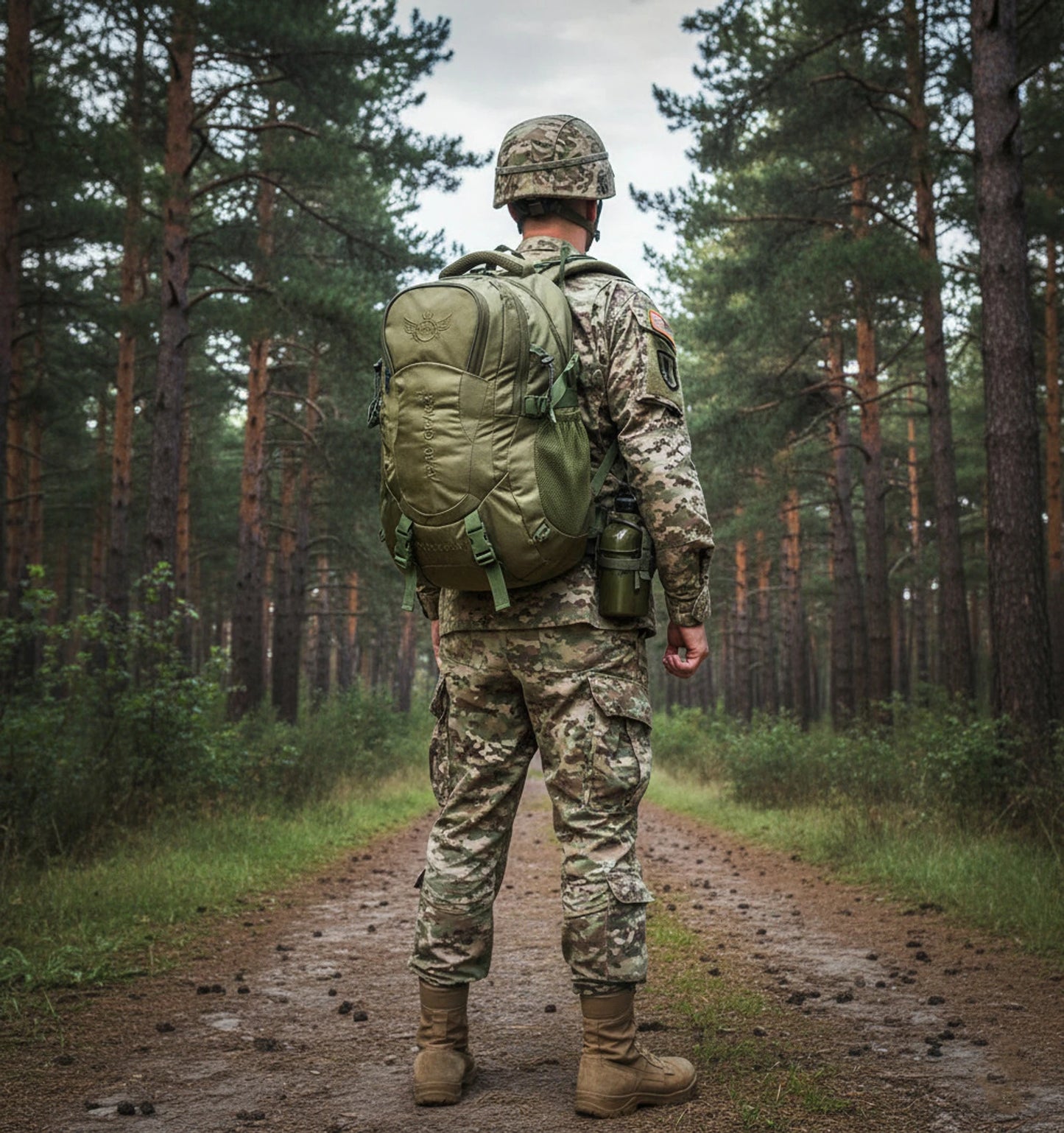 AZAD GEARS ARMY LEGENDER 55 LTR BACKPACK WITH EXTRA SPACE WITH 2 COMPARTMENT AND 4 POCKETS FOR TREKKING AND TRAVELLING | MEN & WOMEN | ARMY GREEN| FREE SIZE