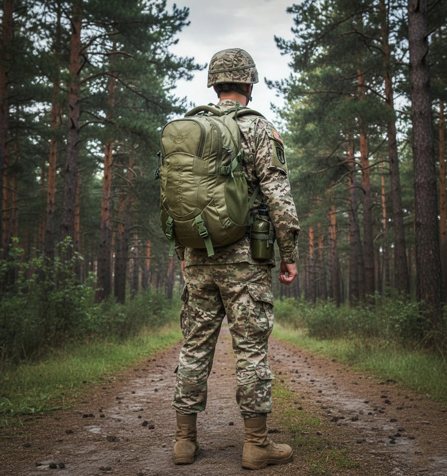AZAD GEARS ARMY LEGENDER 55 LTR BACKPACK WITH EXTRA SPACE WITH 2 COMPARTMENT AND 4 POCKETS FOR TREKKING AND TRAVELLING | MEN & WOMEN | ARMY GREEN| FREE SIZE