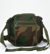 AZAD GEARS ARMY MAGAZINE POUCH 5 LTR WITH 5 MAGAZINE COMPARTMENTS FOR TREKKING AND TRAVELLING | MEN & WOMEN | ARMY GREEN CAMOUFLAGE| FREE SIZE
