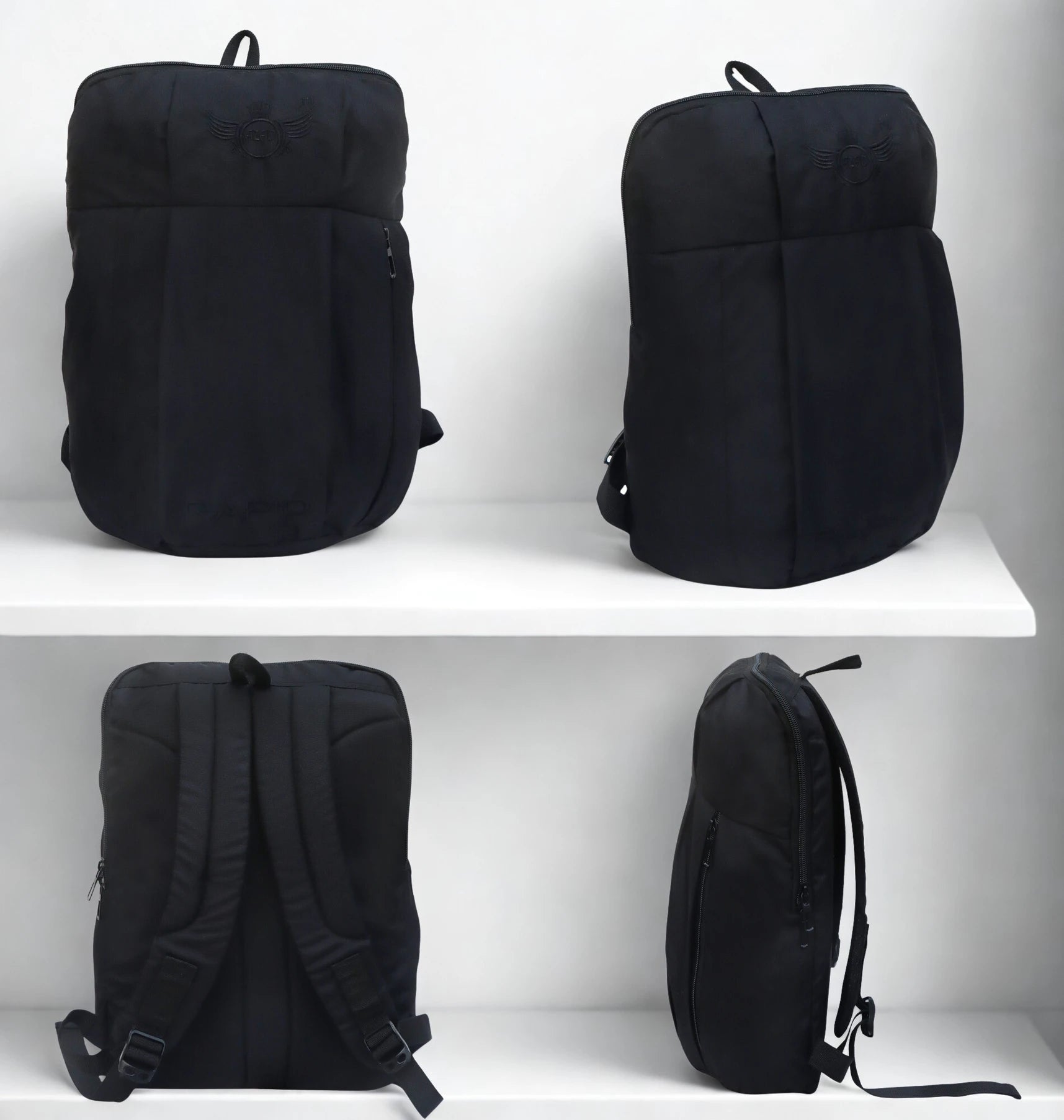 AZAD GEARS ARMY RAPID 35 LTR BACKPACK WITH EXTRA SPACE WITH 1 COMPARTMENT AND 1 POCKETS FOR TREKKING AND TRAVELLING | MEN & WOMEN | ARMY BLACK |FREE SIZE