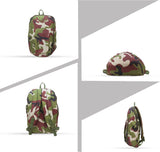 AZAD GEARS ARMY RAPID 35 LTR BACKPACK WITH EXTRA SPACE WITH 1 COMPARTMENT AND 1 POCKETS FOR TREKKING AND TRAVELLING | MEN & WOMEN | ARMY WOODLAND CAMOUFLAGE |FREE SIZE