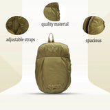 AZAD GEARS ARMY RAPID 35 LTR BACKPACK WITH EXTRA SPACE WITH 1 COMPARTMENT AND 1 POCKETS FOR TREKKING AND TRAVELLING | MEN & WOMEN | ARMY LITE GREEN |FREE SIZE