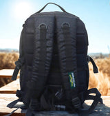 AZAD GEARS ARMY RIDER 35 LTR BACKPACK WITH EXTRA SPACE WITH 1 COMPARTMENT AND 5 POCKETS FOR TREKKING AND TRAVELLING | MEN & WOMEN | ARMY BLACK | FREE SIZE