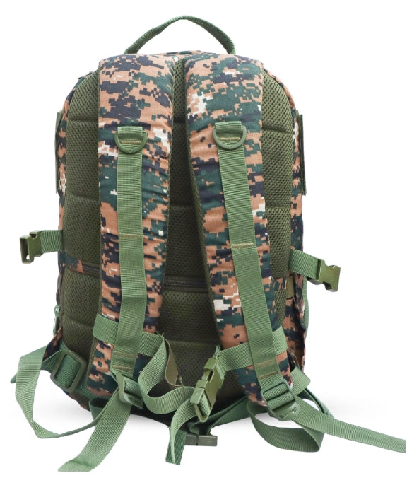 AZAD GEARS ARMY RIDER 35 LTR BACKPACK WITH EXTRA SPACE WITH 1 COMPARTMENT AND 5 POCKETS FOR TREKKING AND TRAVELLING | MEN & WOMEN | ARMY COBRA | FREE SIZE