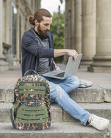 AZAD GEARS ARMY RIDER 35 LTR BACKPACK WITH EXTRA SPACE WITH 1 COMPARTMENT AND 5 POCKETS FOR TREKKING AND TRAVELLING | MEN & WOMEN | ARMY COBRA | FREE SIZE