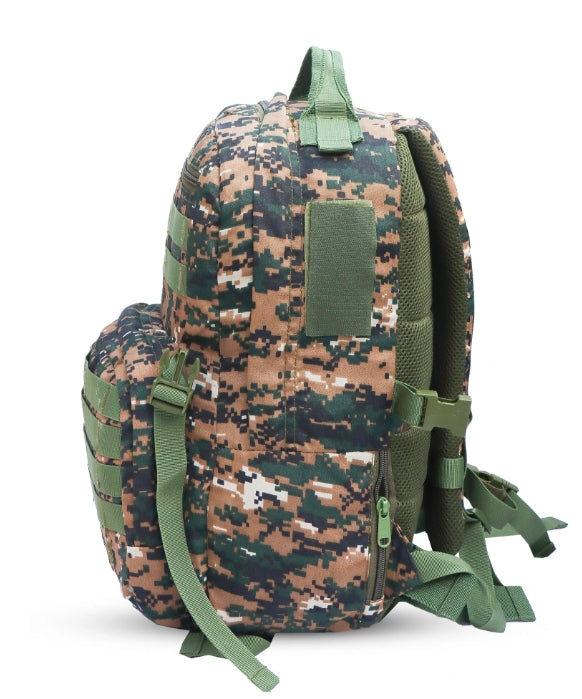 AZAD GEARS ARMY RIDER 35 LTR BACKPACK WITH EXTRA SPACE WITH 1 COMPARTMENT AND 5 POCKETS FOR TREKKING AND TRAVELLING | MEN & WOMEN | ARMY COBRA | FREE SIZE