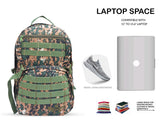 AZAD GEARS ARMY RIDER 35 LTR BACKPACK WITH EXTRA SPACE WITH 1 COMPARTMENT AND 5 POCKETS FOR TREKKING AND TRAVELLING | MEN & WOMEN | ARMY COBRA | FREE SIZE