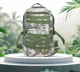 AZAD GEARS ARMY RIDER 35 LTR BACKPACK WITH EXTRA SPACE WITH 1 COMPARTMENT AND 5 POCKETS FOR TREKKING AND TRAVELLING | MEN & WOMEN | ARMY COBRA LITE | FREE SIZE