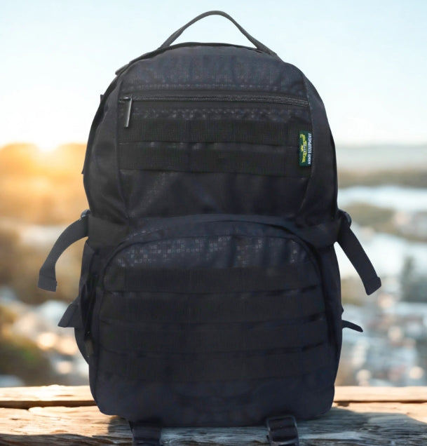 AZAD GEARS ARMY RIDER 35 LTR BACKPACK WITH EXTRA SPACE WITH 1 COMPARTMENT AND 5 POCKETS FOR TREKKING AND TRAVELLING | MEN & WOMEN | ARMY LITE GREEN | FREE SIZE