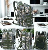 AZAD GEARS ARMY ROYAL 52 LTR BACKPACK WITH EXTRA SPACE WITH 3 COMPARTMENTS AND 5 POCKETS FOR TREKKING AND TRAVELLING | MEN & WOMEN | ARMY DIGITAL CAMOUFLAGE| FREE SIZE