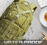 AZAD GEARS ARMY ROYAL 52 LTR BACKPACK WITH EXTRA SPACE WITH 3 COMPARTMENTS AND 5 POCKETS FOR TREKKING AND TRAVELLING | MEN & WOMEN | ARMY LITE GREEN| FREE SIZE