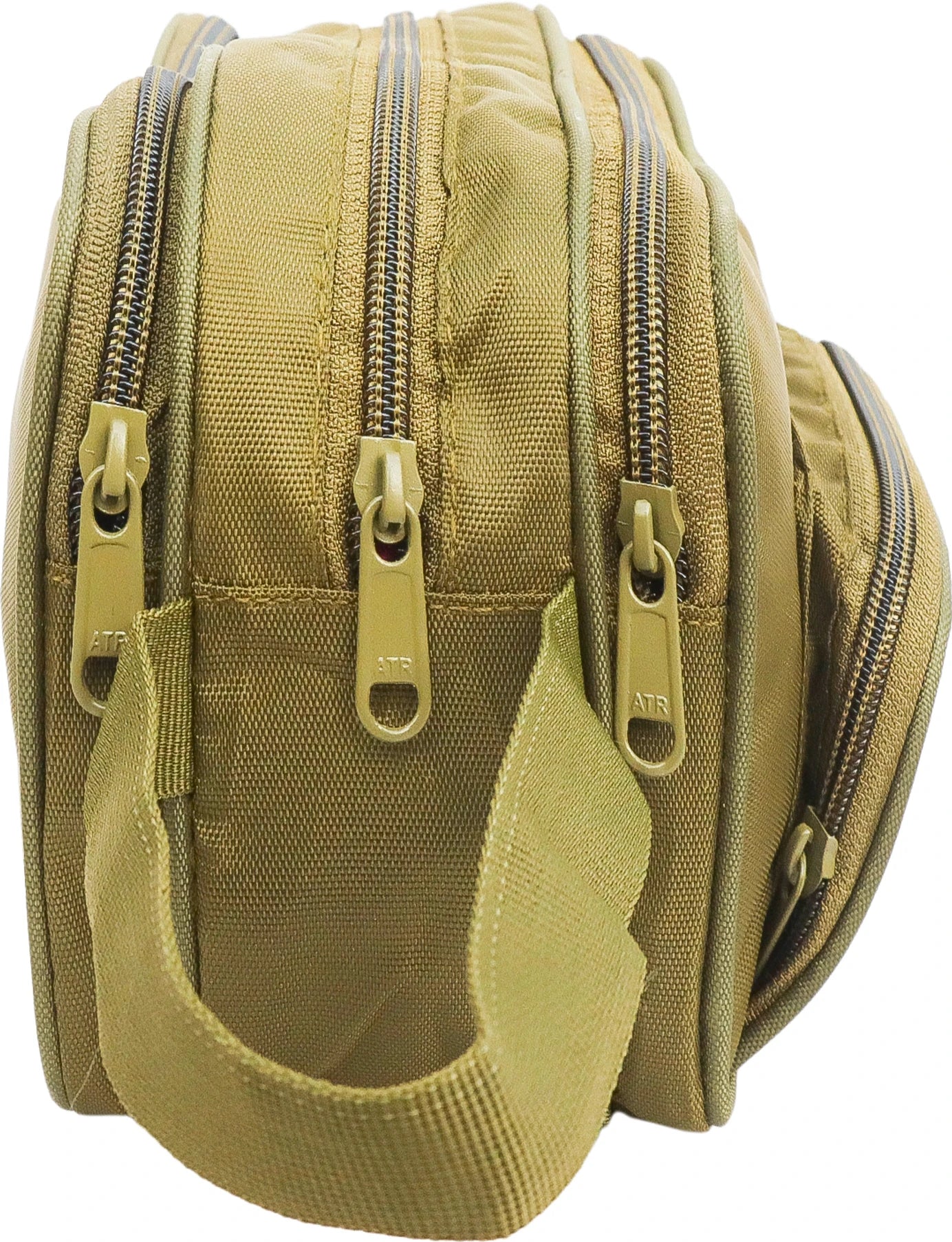 AZAD GEARS ARMY ULTIMATE SHAVING KIT WITH 3 COMPARTMENTS AND 1 POCKET FOR TREKKING AND TRAVELLING | ARMY TRAVEL SHAVING KIT & BAGS | MEN & WOMEN |ARMY LITE GREEN| FREE SIZE