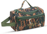 AZAD GEARS ARMY SHAVING BAG BOX WITH 1 COMPARTMENT AND 2 POCKETS FOR TREKKING AND TRAVELLING | ARMY TRAVEL SHAVING KIT & BAGS | MEN & WOMEN |ARMY GREEN| FREE SIZE
