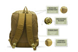 AZAD GEARS ARMY SHOT GUN 40 LTR BACKPACK WITH EXTRA SPACE WITH 2 COMPARTMENTS AND 5 POCKETS FOR TREKKING AND TRAVELLING |MEN & WOMEN | ARMY LITE GREEN | FREE SIZE