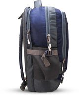 AZAD GEARS CIVIL LITE WEIGHT 40 LTR BACKPACK WITH EXTRA SPACE WITH 2 COMPARTMENTS AND 2 POCKETS FOR TREKKING AND TRAVELLING |MEN & WOMEN | SIDE CHAIN NAVY BLUE | FREE SIZE