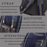 AZAD GEARS CIVIL LITE WEIGHT 40 LTR BACKPACK WITH EXTRA SPACE WITH 2 COMPARTMENTS AND 2 POCKETS FOR TREKKING AND TRAVELLING |MEN & WOMEN | SIDE CHAIN NAVY BLUE | FREE SIZE