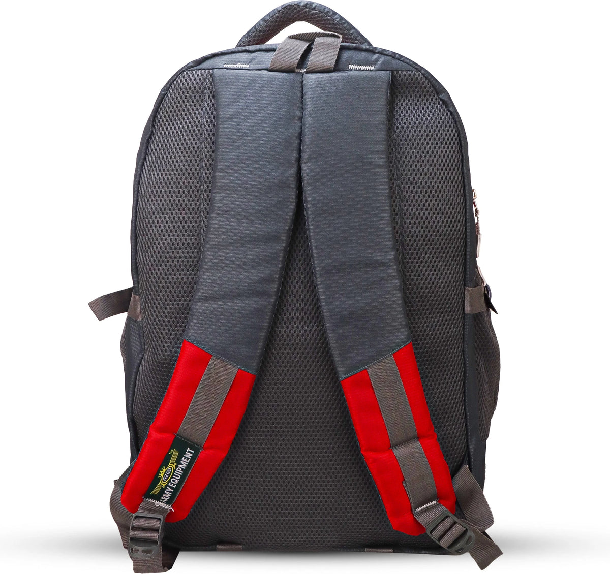 AZAD GEARS CIVIL LITE WEIGHT 40 LTR BACKPACK WITH EXTRA SPACE WITH 2 COMPARTMENTS AND 2 POCKETS FOR TREKKING AND TRAVELLING |MEN & WOMEN | SIDE CHAIN RED | FREE SIZE