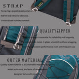 AZAD GEARS CIVIL LITE WEIGHT 40 LTR BACKPACK WITH EXTRA SPACE WITH 2 COMPARTMENTS AND 2 POCKETS FOR TREKKING AND TRAVELLING |MEN & WOMEN | SIDE CHAIN SEA GREEN | FREE SIZE