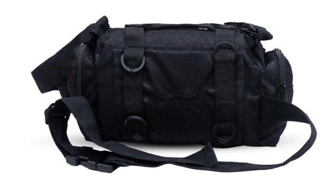 AZAD GEARS ARMY WAIST BAGS FOR CASUAL WITH EXTRA SPACE WITH 1 COMPARTMENT AND 3 POCKETS FOR TREKKING AND TRAVELLING | ARMY WAIST BAGS WITH SHOULDER STRAP | MEN & WOMEN | ARMY CAMOUFLAGE CENTRE-EUROPE | FREE SIZE