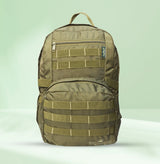 AZAD GEARS ARMY RIDER 35 LTR BACKPACK WITH EXTRA SPACE WITH 1 COMPARTMENT AND 5 POCKETS FOR TREKKING AND TRAVELLING | MEN & WOMEN | ARMY LITE GREEN | FREE SIZE