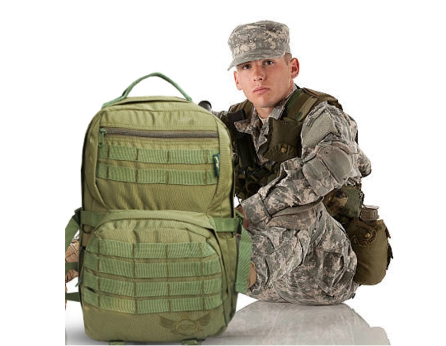 AZAD GEARS ARMY RIDER 35 LTR BACKPACK WITH EXTRA SPACE WITH 1 COMPARTMENT AND 5 POCKETS FOR TREKKING AND TRAVELLING | MEN & WOMEN | ARMY GREEN | FREE SIZE
