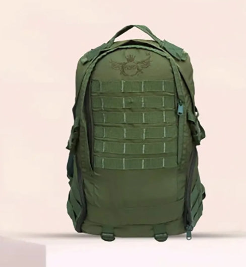 AZAD GEARS ARMY BULLET 40 LTR BACKPACK WITH EXTRA SPACE WITH 2 COMPARTMENT AND 3 POCKETS FOR TREKKING AND TRAVELLING | MEN & WOMEN | ARMY GREEN | FREE SIZE