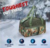 AZAD GEARS ARMY TAVA DUFFLE BAG 75 LTR WITH EXTRA PACE BIG SIDE POCKETS AND PROTECTED BASE FOR TREKKING AND TRAVELLING | MEN & WOMEN | ARMY COBRA| LARGE CAPACITY