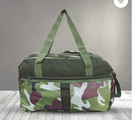 AZAD GEARS ARMY TAVA DUFFLE BAG 75 LTR WITH EXTRA PACE BIG SIDE POCKETS AND  PROTECTED BASE FOR TREKKING AND TRAVELLING | MEN & WOMEN | ARMYJUNGLE | LARGE CAPACITY